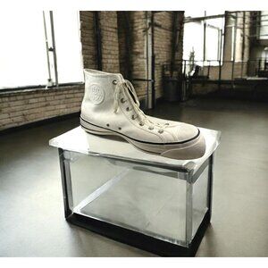 Think Big Giant Keds Pop Art Molded Plastic White High Top Sneaker Vintage 1984
